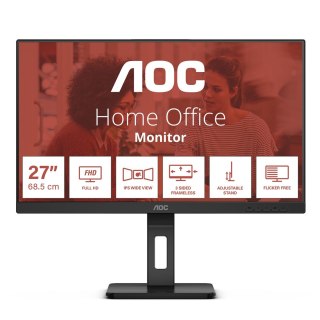 AOC E3 27E3QAF monitor komputerowy 68,6 cm (27") 1920 x 1080 px Czarny