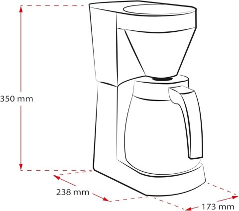 Ekspres przelewowy Melitta Easy II black