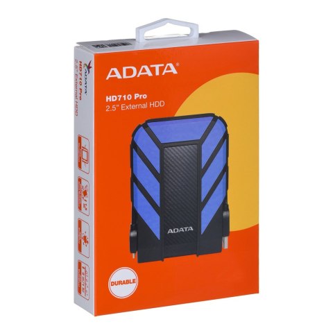 Dysk zewnętrzny HDD ADATA HD710 AHD710P-1TU31-CBL (1 TB; 2.5"; USB 3.1; 8 MB; 5400 obr/min; kolor niebieski)