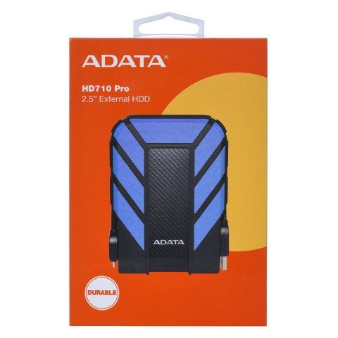 Dysk zewnętrzny HDD ADATA HD710 AHD710P-1TU31-CBL (1 TB; 2.5"; USB 3.1; 8 MB; 5400 obr/min; kolor niebieski)