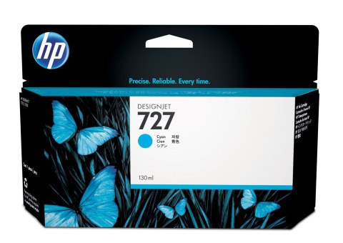 HP Błękitny wkład atramentowy 727 DesignJet 130 ml