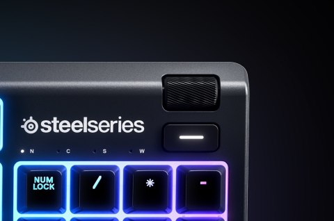 Klawiatura gamingowa SteelSeries Apex 3, układ NOR, przewodowa, czarna SteelSeries | Wierzchołek 3 | Klawiatura do gier | Światł