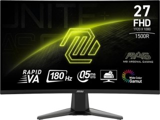 Monitor MSI MAG 27C6F (27" /VA /180Hz /1920 x 1080 /Czarny)