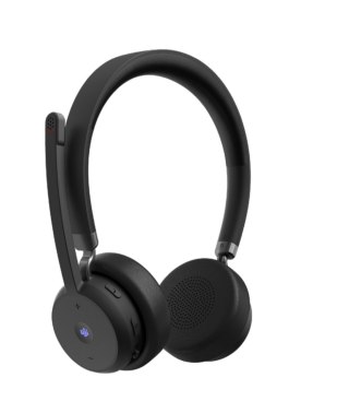 Lenovo Wireless VoIP Headset Zestaw słuchawkowy Bezprzewodowy Opaska na głowę Biuro/centrum telefoniczne Bluetooth Czarny