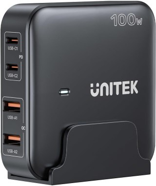 Unitek Ładowarka biurkowa GaN 100W 2xUSB-A 2xUSB-C