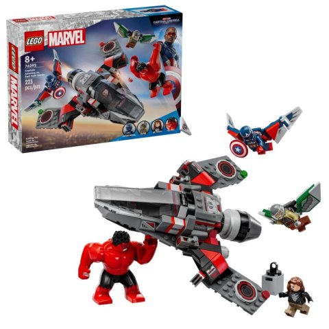 LEGO Marvel Super Heroes Kapitan Ameryka kontra Czerwony Hulk bitwa 76292