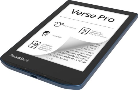 Ebook PocketBook Verse Pro 634 6" 16GB Wi-Fi Azure Blue