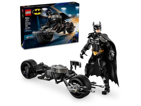 LEGO Super Heroes 76273 Figurka Batmana do zbudowania i batcykl