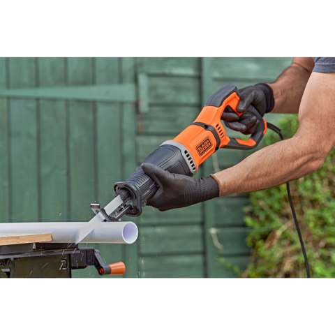 Black & Decker BES301-QS piła szablasta 2800 spm 750 W Czarny, Pomarańczowy