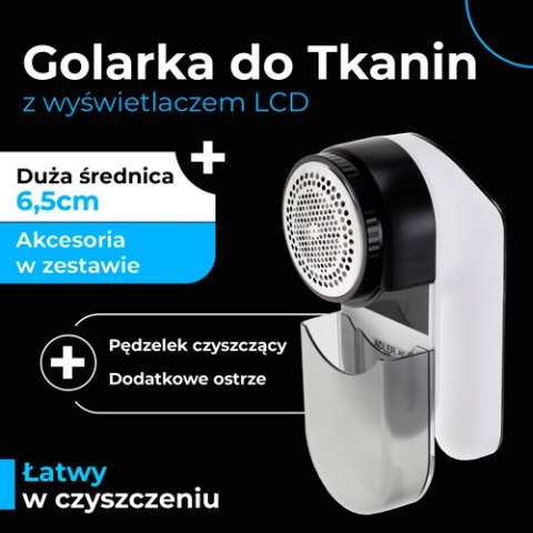 Golarka do Tkanin z Wyświetlaczem LCD + dodatkowe ostrze