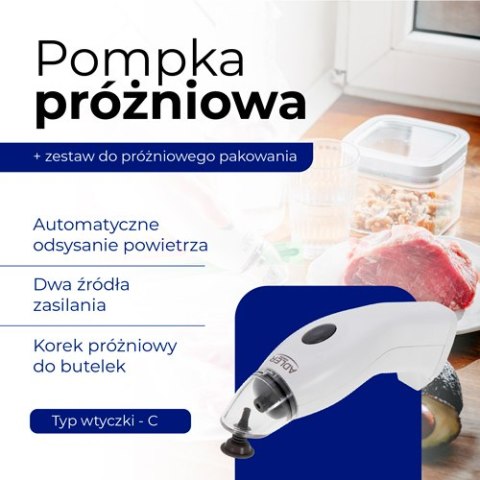 Pompka prożniowa + zestaw do prożniowego pakowania