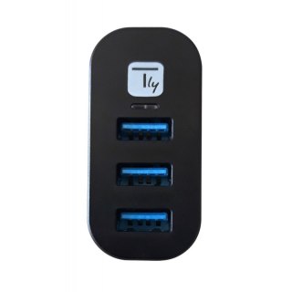 Hub USB TECHLY IUSB3-HUB3-ROTB