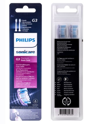 Philips Sonicare 2 standardowe główki szczoteczki sonicznej