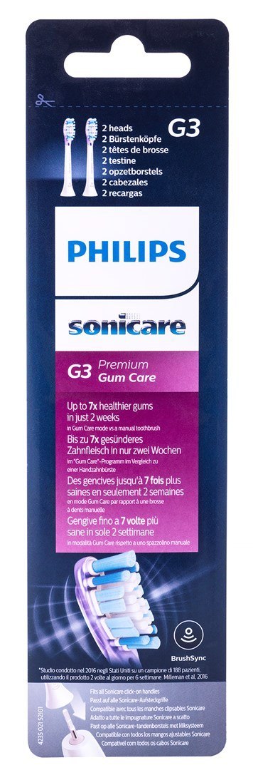 Philips Sonicare 2 standardowe główki szczoteczki sonicznej