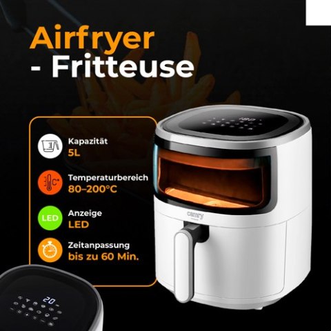 Frytkownica beztłuszczowa - 12 programów 5,0 L - Airfryer