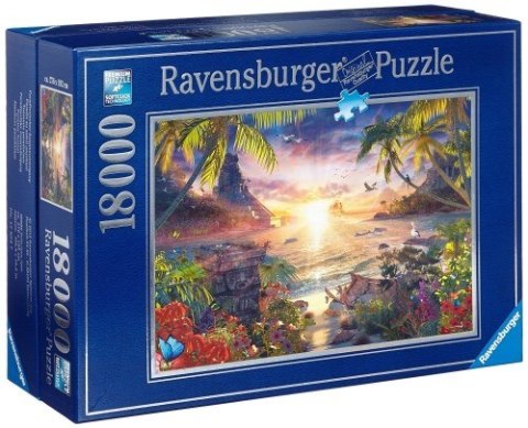 Puzzle Ravensburger Rajski Zachód Słońca 18000 el