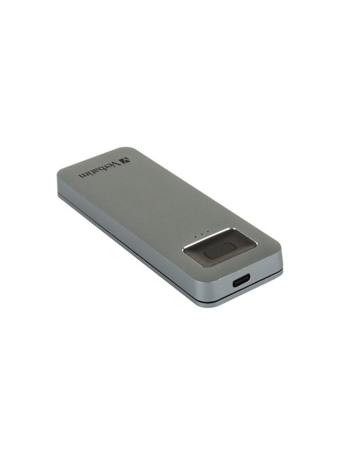 Verbatim 53656 Zewnętrzny dysk SSD 512 GB USB Type-C 3.2 Gen 1 (3.1 Gen 1) Szary