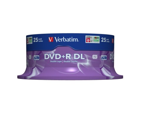 Płyta DVD Verbatim 43757 (8,5GB; 8x; 25szt.; Cake)