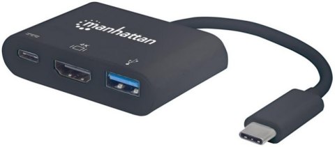 Adapter MANHATTAN USB 3.1 - HDMI, USB 24-pin, USB 4-pin 152037 USB 3.1 - HDMI, USB 24-pin, USB 4-pin