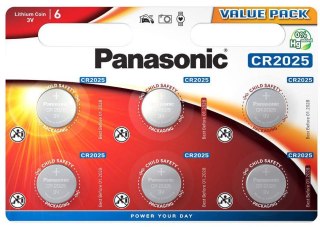 Bateria CR2025 PANASONIC (blister 6 szt.)