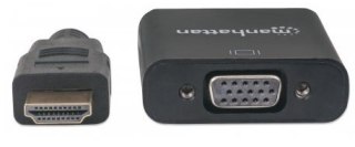 MANHATTAN HDMI - VGA 0.3m /s1x HDMI (wtyk) 1x VGA (gniazdo)