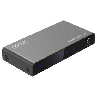 Rozdzielacz/Splitter DIGITUS HDMI 1x2, 4K/60Hz UHD z HDR, 18 Gbps, HDCP 2.2, EDID