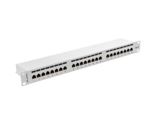 Patch panel Lanberg PPS6-1024-S (1U; kat. 6; 24xRJ-45)