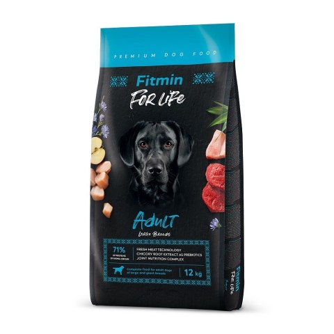 FITMIN For Life Adult large breed - sucha karma dla psa - 12 kg