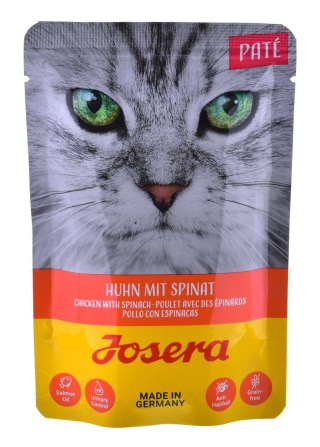 JOSERA Pate kurczak ze szpinakiem - mokra karma dla kota - 85 g