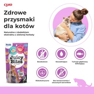 Przysmak Inaba JUICY BITES Krewetka i owoce morza dla kota 3x11,3g