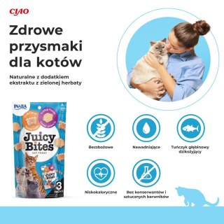 Przysmak Inaba JUICY BITES Przegrzebek i krab dla kota 3x11,3g