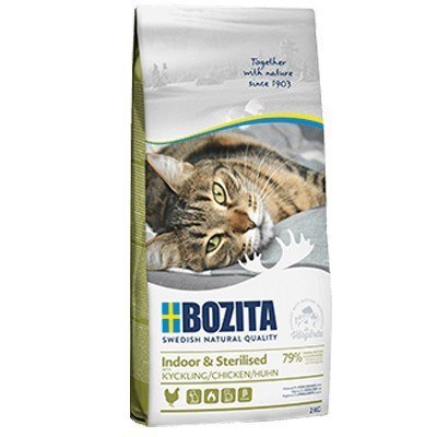 BOZITA Indoor & Sterilised Chicken - sucha karma dla kotów wysterylizowanych - 2kg