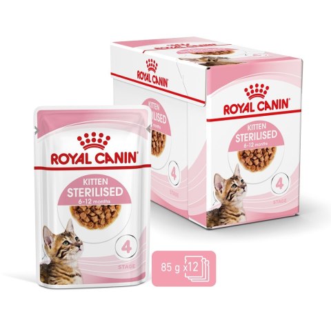 Karma ROYAL CANIN FHN Kitten Sterilised sos 12x85g