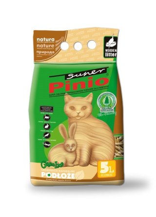 CERTECH Super Żwirek Pinio Naturalny, drewniany dla kota - 5 l