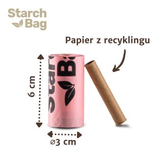 STARCH BAG - bioworki na odchody - 1 x 15 szt.