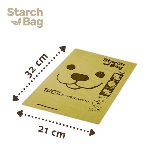 STARCH BAG - bioworki na odchody - 1 x 15 szt.