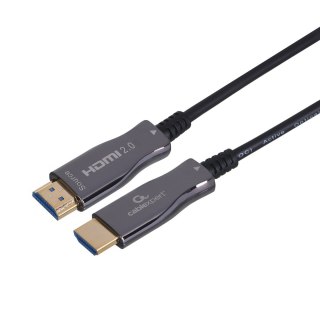 Gembird CCBP-HDMI-AOC-20M-02 kabel HDMI HDMI Typu A (Standard) Czarny