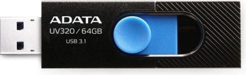 Pendrive (Pamięć USB) A-DATA (64 GB /Czarno-niebieski )