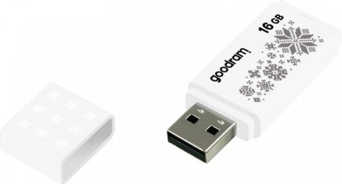 Pendrive (Pamięć USB) GOODRAM (16 GB /USB 2.0 /Biały z wzorem )