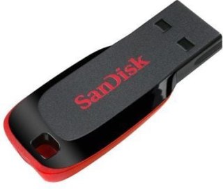 Pendrive (Pamięć USB) SANDISK (128 GB /USB 2.0 /Czarno-czerwony )