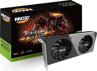 Karta graficzna INNO3D GeForce RTX 4060 Ti TWIN X2 8GB GDDR6 (N406T2-08D6-171153N)