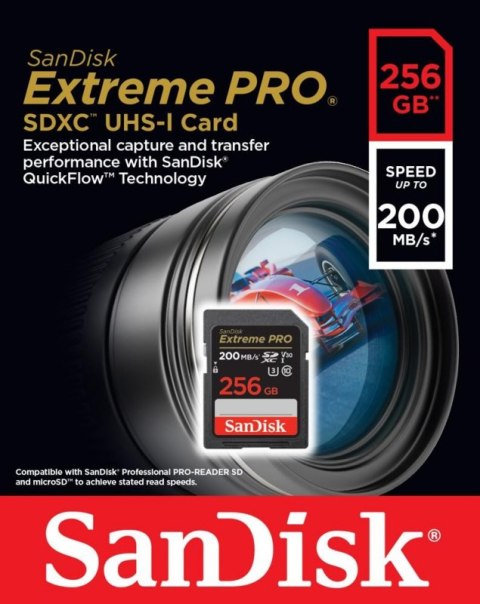 Karta pamięci SANDISK 256 GB Opakowanie