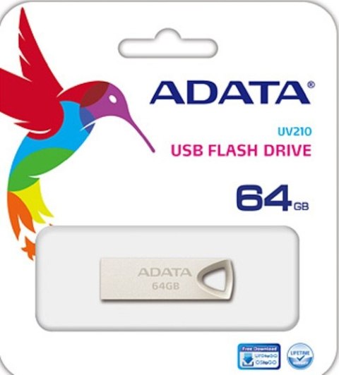 Pendrive (Pamięć USB) A-DATA (64 GB /USB 2.0 /Srebrny )