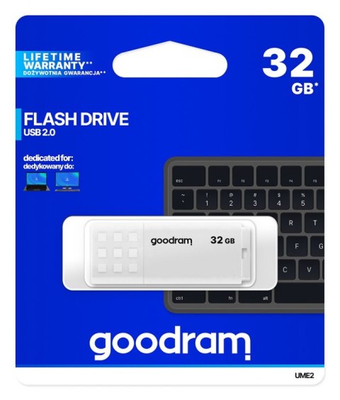 Pendrive (Pamięć USB) GOODRAM (32 GB /USB 2.0 /Biały )