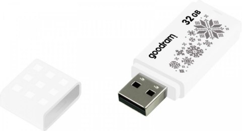 Pendrive (Pamięć USB) GOODRAM (32 GB /USB 2.0 /Biały z wzorem )