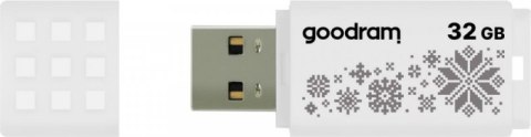 Pendrive (Pamięć USB) GOODRAM (32 GB /USB 2.0 /Biały z wzorem )