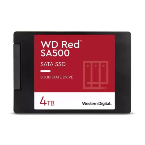 Dysk SSD WD Red 4 TB Red (2.5″ /4 TB /SATA III /560MB/s /520MB/s)