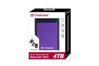 Dysk twardy zewnętrzny TRANSCEND StoreJet 4 TB TS4TSJ25H3P