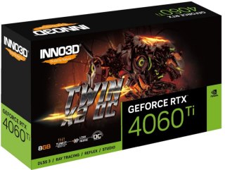 Karta graficzna INNO3D GeForce RTX 4060 Ti TWIN X2 OC 8 GB GDDR6 DLSS3 (N406T2-08D6X-171153N)