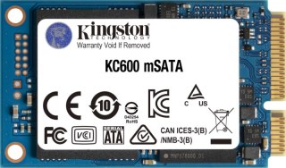 Dysk SSD KINGSTON SKC600MS/1024G (mSATA″ /1 TB /SATA III /550MB/s /520MB/s)